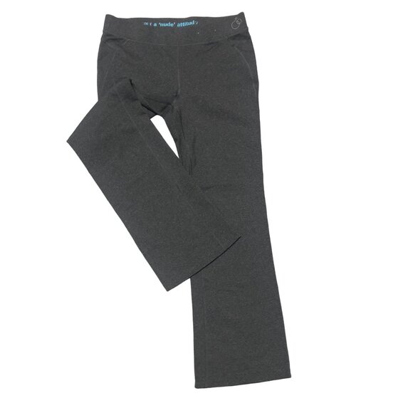 Bliss Pants Womens Size Medium Gray Stretch Comfy Yoga Exercise Loungewear - Picture 3 of 6